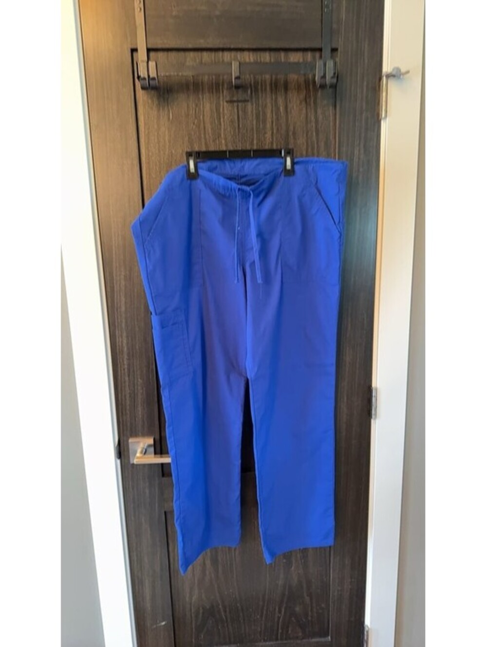 Blue Unisex Scrub Pants with Drawstring 0104